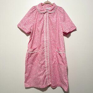 The Breakfast Club Womens VTG House Dress Mumu Nightgown 2X Coquette Grannycore